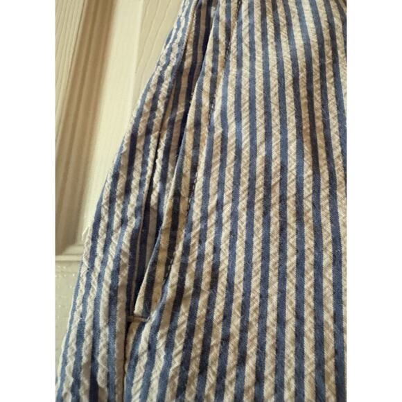J Crew Blue White Striped 4 Pocket Women's Classic Bermuda Chino Shorts Size 30 - Picture 8 of 9